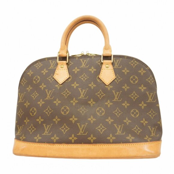LOUIS VUITTON Authentic Brown Monogram Alma Bag